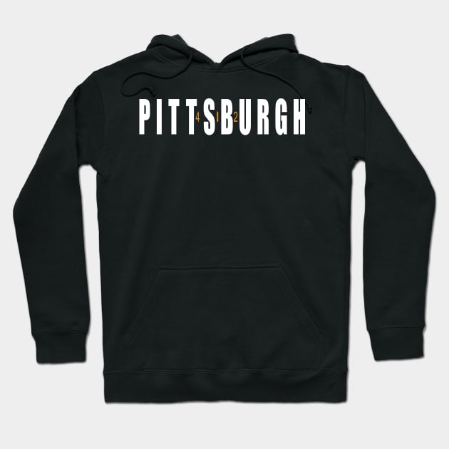 PITTSBURGH 412 Hoodie by Baggss